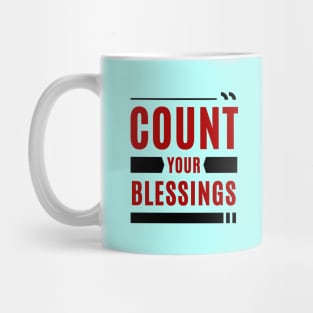 Count Your Blessings | Christian Saying Mug